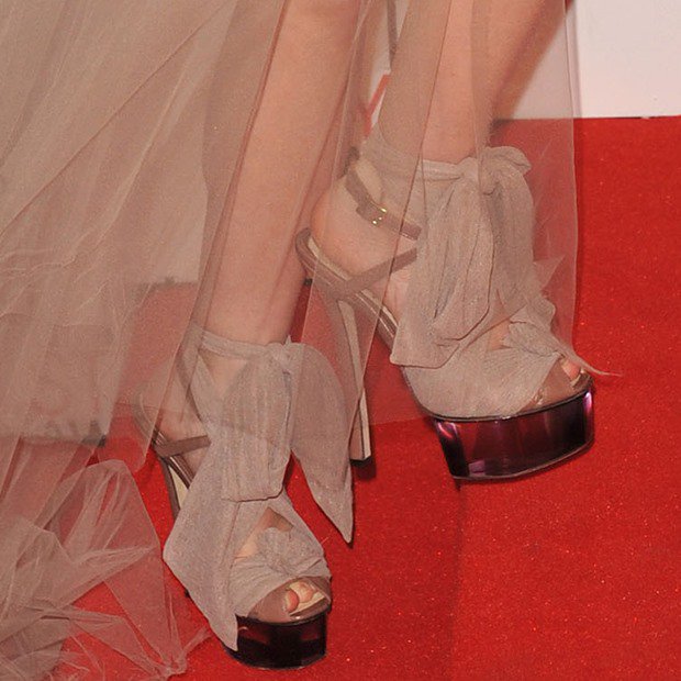 Ashley Olsen in Fendi heels