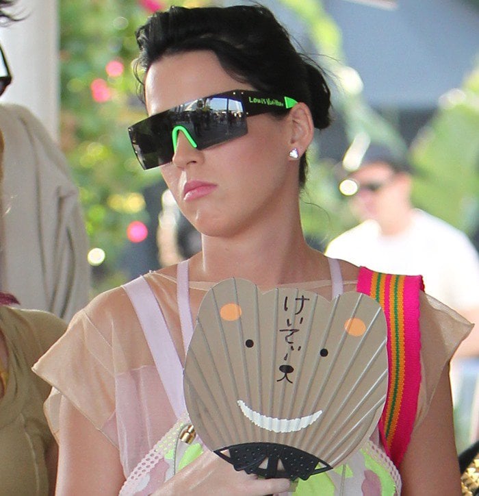 Katy Perry at the Coachella Valley Music and Arts Festival - Day 3 in Indio, California on April 18, 2010
