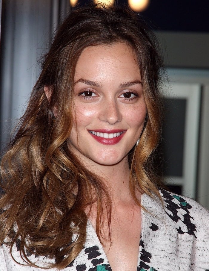 Leighton Meester at the NYC Premiere of 'Date Night' at the Ziegfeld Theater in New York on April 6, 2010