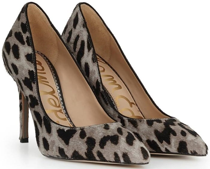 Gray Leopard Print Shoes