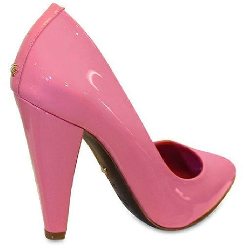 Mulberry Pink 100mm Signature Patent Pumps