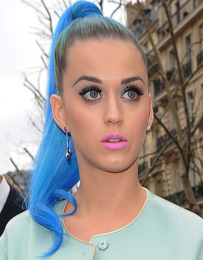 Katy Perry attends the Miu Miu Ready-To-Wear Fall/Winter 2012 show