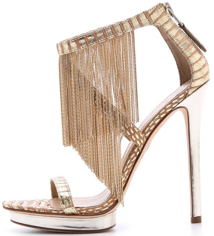 B by Brian Atwood 'Cassiane' Chain Fringe Sandals