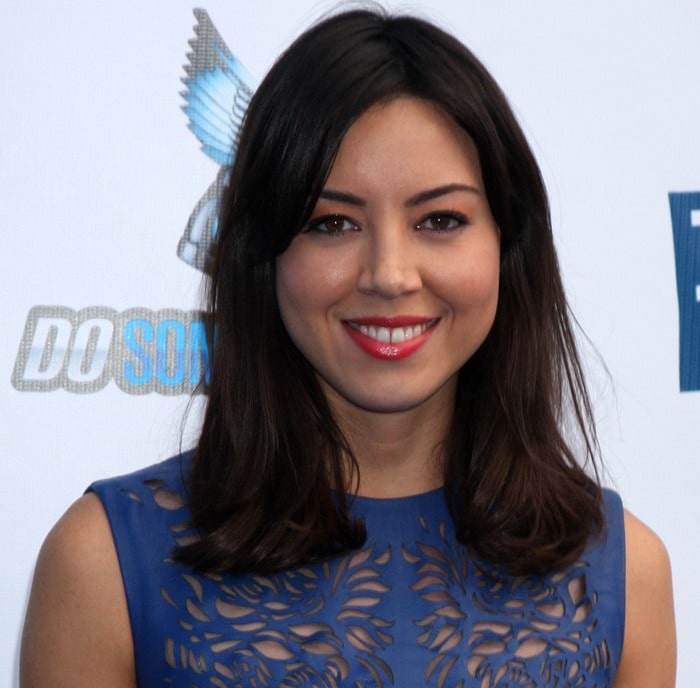 Aubrey Plaza at DoSomething.org and VH1's 2012 Do Something Awards 2012 at Barker Hangar in Los Angeles, California on August 19, 2012