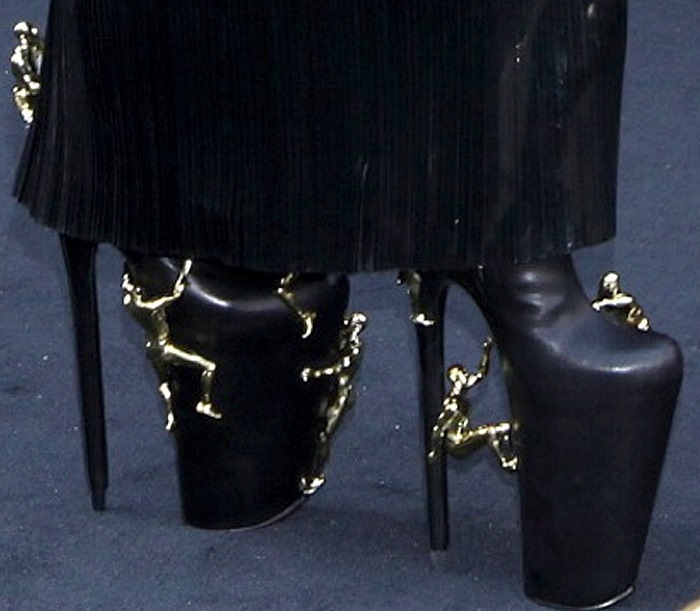 Lady Gaga rocks custom boots by United Nude