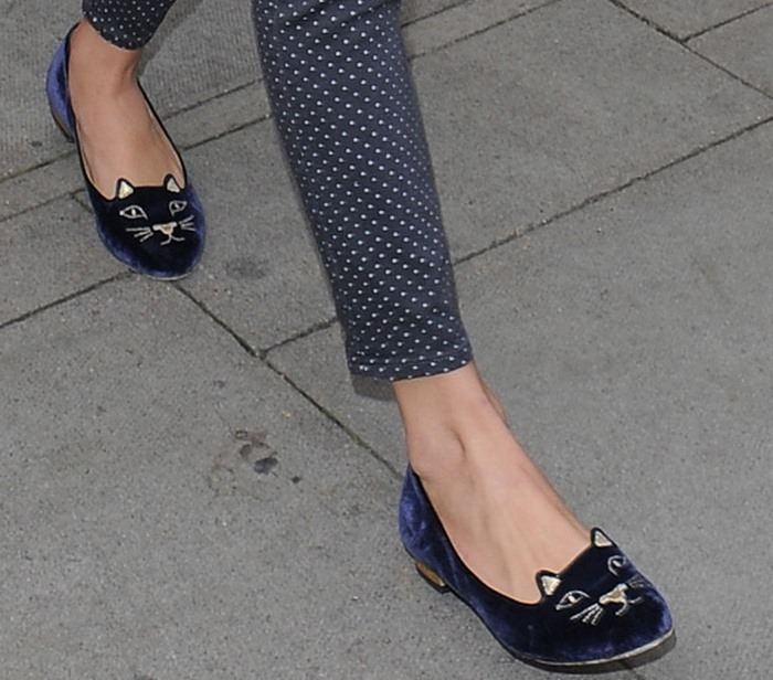 Taylor Swift wearing Charlotte Olympia shoes