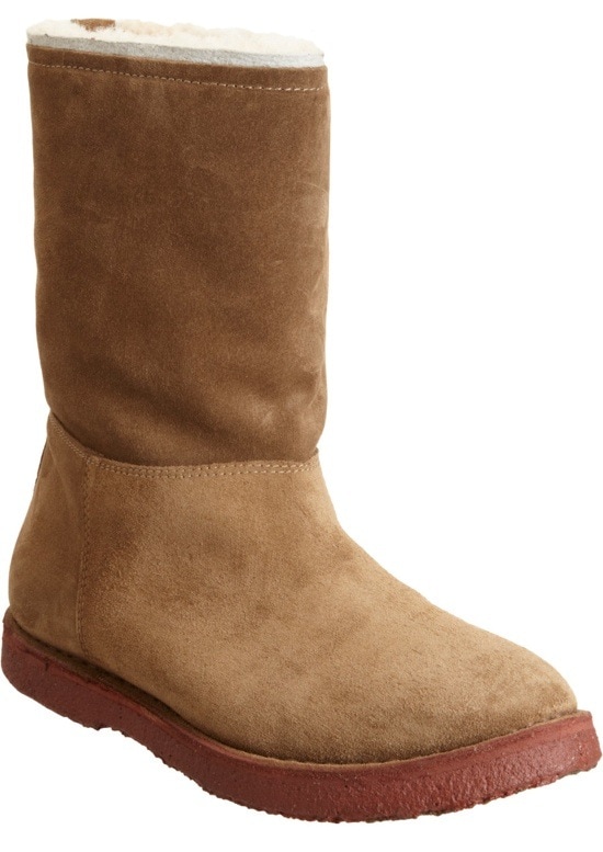 Shearling-Lined Mid-Calf Boots