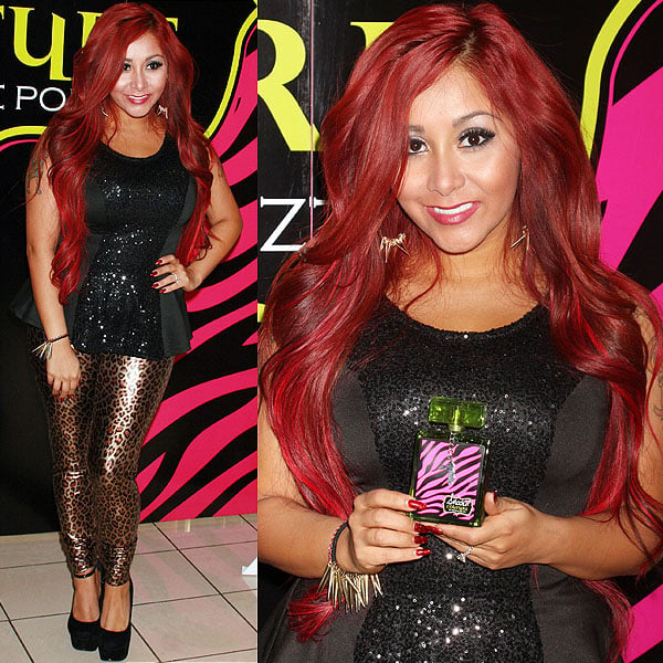 Snooki launching her newest fragrance "Snooki Couture" and "Snooki Nails" -- her latest beauty creation at Perfumania at Las Vegas Premium Outlets in Las Vegas, Nevada on January 9, 2013