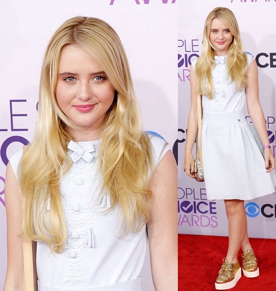 Actress Kathryn Newton attends the 39th Annual People's Choice Awards