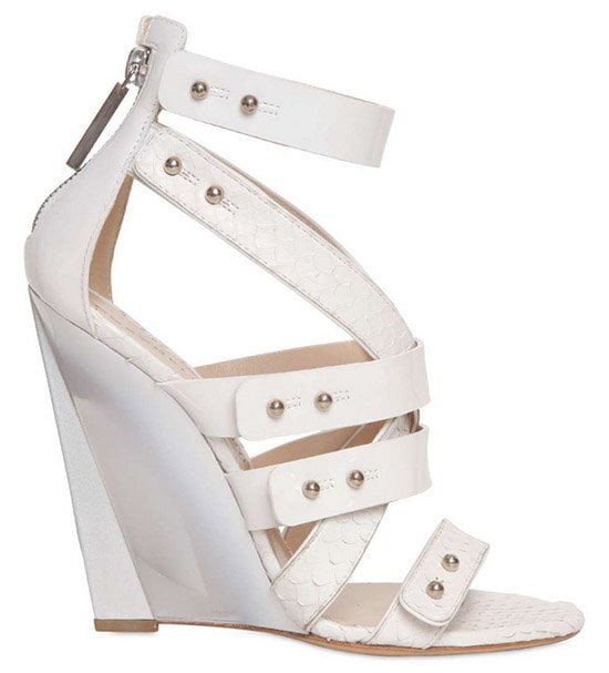 Casadei for Prabal Gurung Ayers Wedge in White