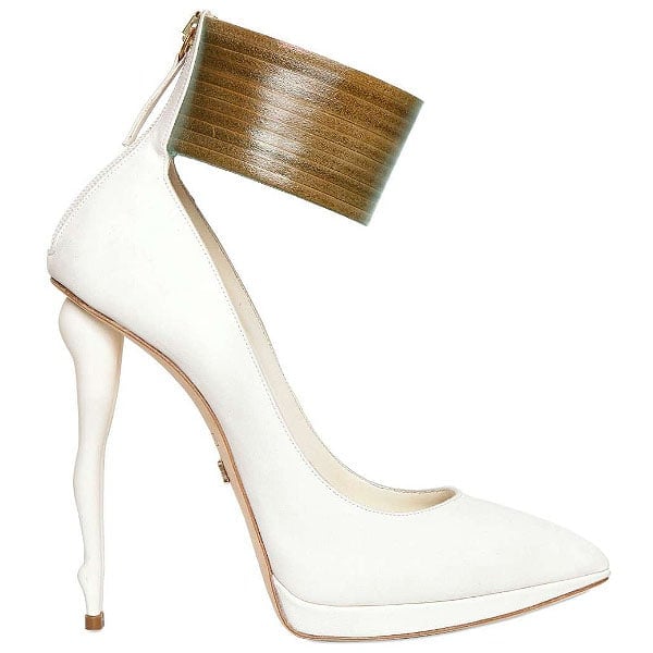 Dukas ankle strap doll heel pumps