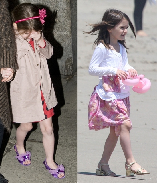 suri cruise and her expensive shoes