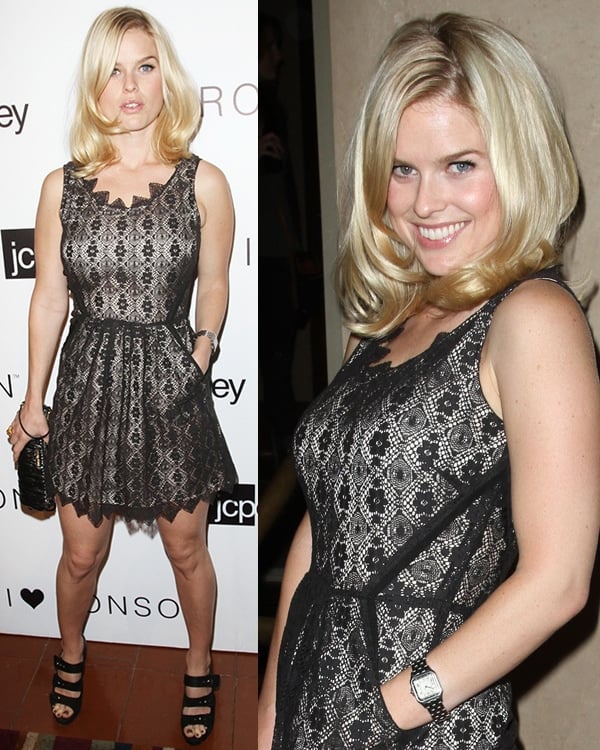 Alice Eve at I "Heart" Ronson and jcpenney Celebrate the I "Heart" Ronson Collection held at the Roosevelt Hotel in Hollywood, California, on June 21, 2011