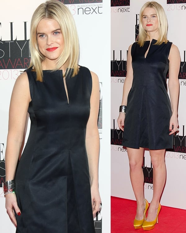 Alice Eve The Elle Style Awards 2013 held at the Savoy - Arrivals London, England February 11, 2013