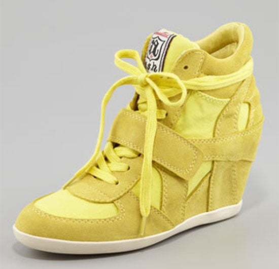 Ash Bowie Wedge Sneakers in Yellow