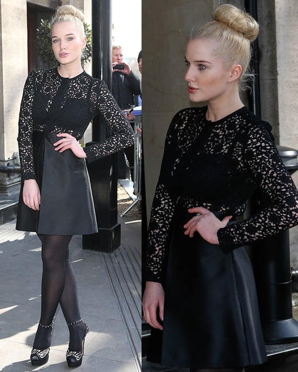 Helen Flanagan at the TRIC Awards 2013 held at the Grosvenor House Hotel in London, England, on March 12, 2013