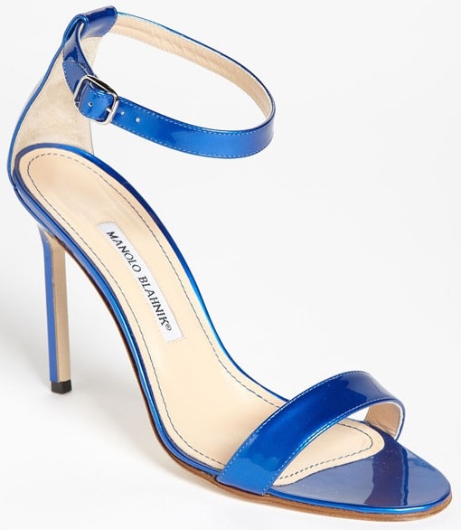 Manolo Blahnik 'Chaos' Sandals in Blue