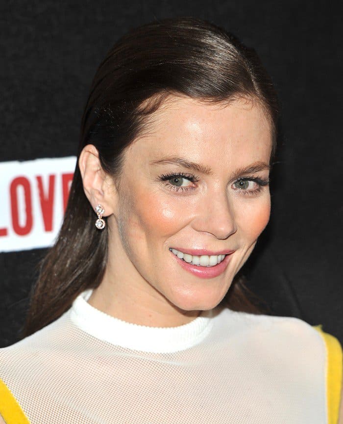 Anna Friel attends 'The Look Of Love' UK film premiere at Curzon Soho in London on April 15, 2013
