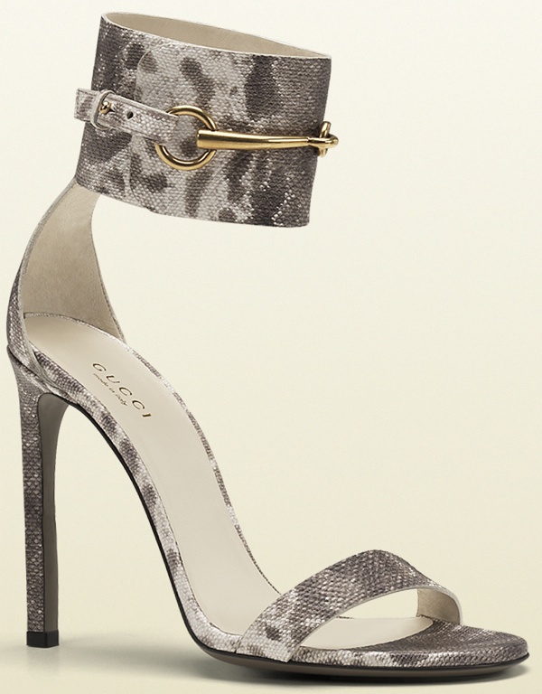 Gucci 'Ursula' Sandal in Grey