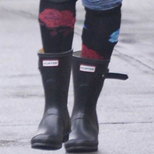 Sarah Jessica Parker in original short Hunter wellington boots