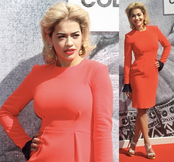 Rita Ora at the launch of the British Designer's Collective in Bicaster Village, Oxfordshire, London on May 2, 2013