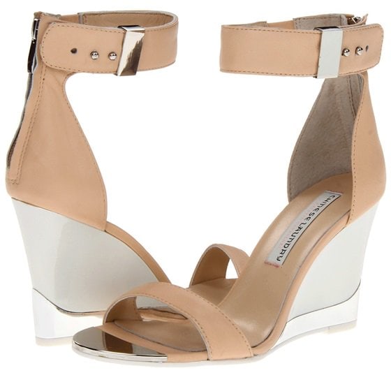 Kristin Cavallari for Chinese Laundry "Sogno" Wedges in Nude