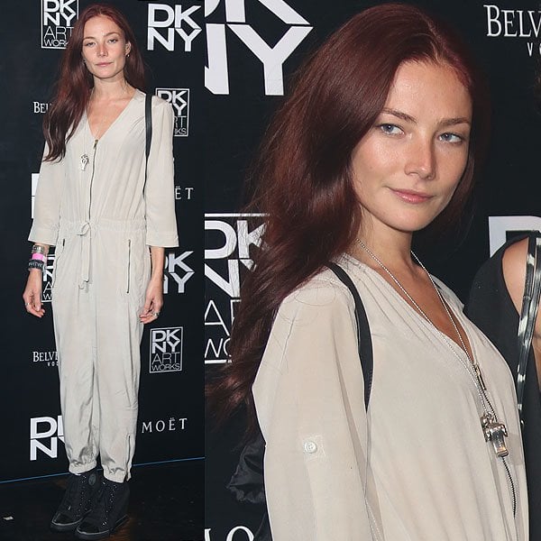 Clara Paget DKNY Artworks Launch