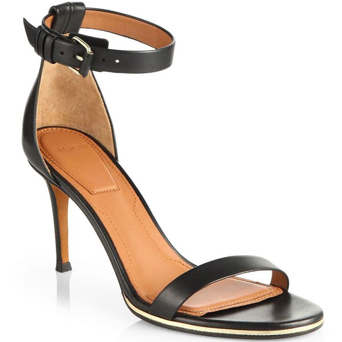 Givenchy Leather Ankle-Strap Sandals