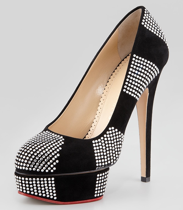 Charlotte Olympia "Paparazzi" Pumps in Black