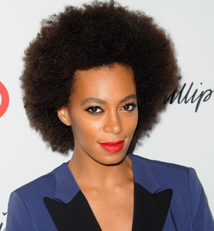 Solange Knowles arriving at the 3.1 Philip Lim for Target launch in Manhattan on September 6, 2013