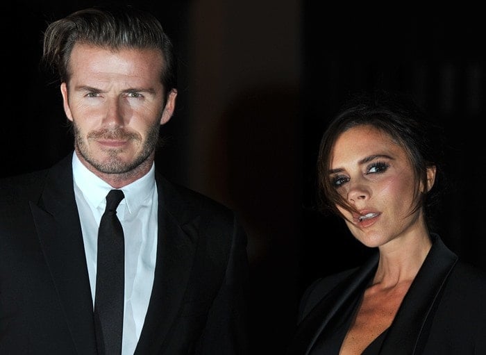 Victoria Beckham leaving an event that celebrated The Global Fund at the Apsley House in London on September 16, 2013