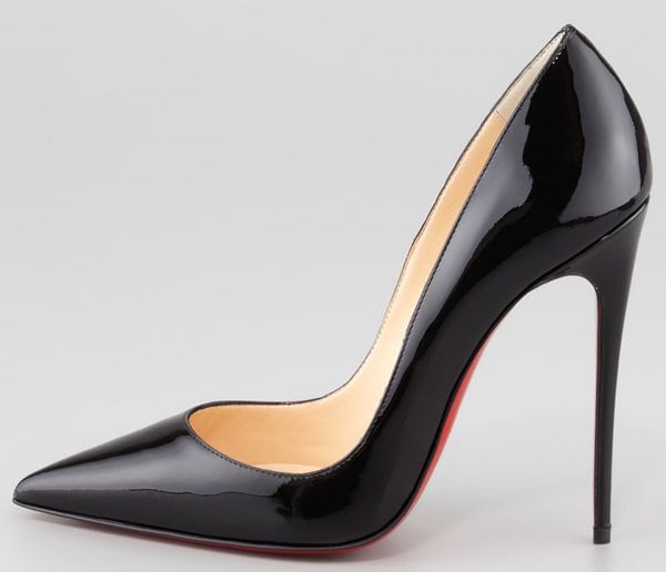 Christian Louboutin So Kate Pumps in Black Patent