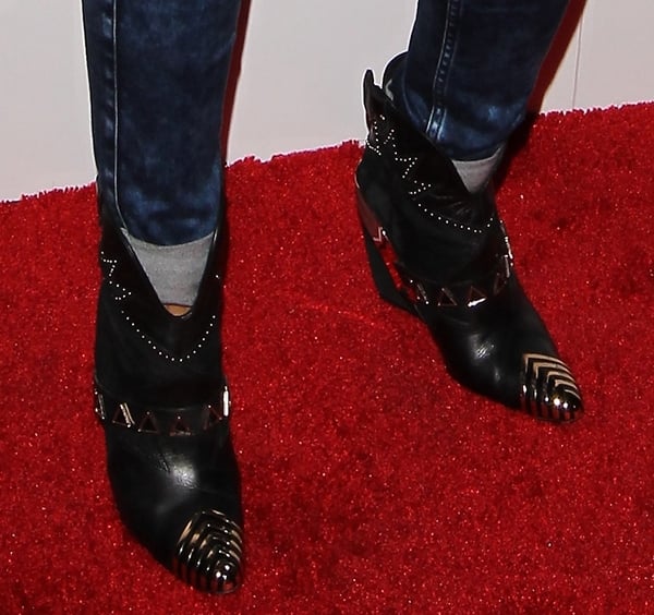 Christina Milian in Ivy Kirzhner 'Revolver' boots