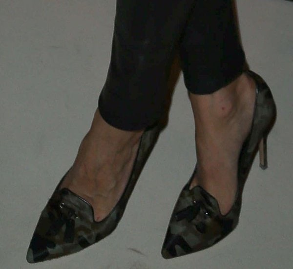 Olivia Palermo wearing Gianvito Rossi pumps