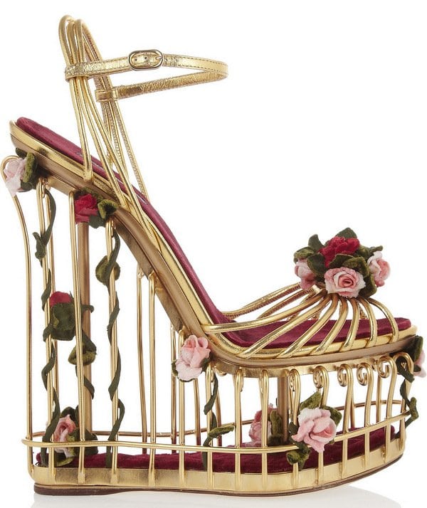 Dolce and Gabbana Cage Sandals