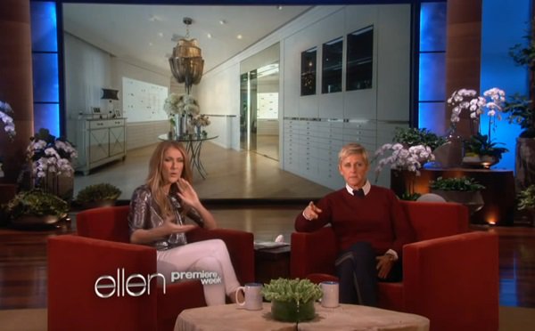 Celine Dion on The Ellen DeGeneres Show on September 10, 2013