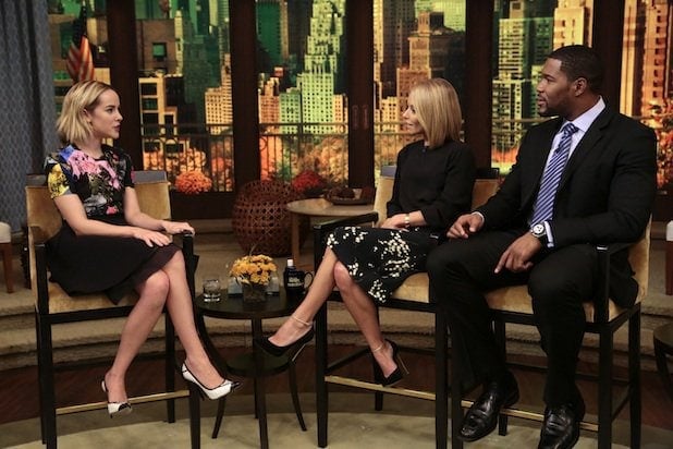 Jena Malone appearing on LIVE with Kelly and Michael