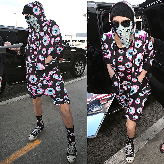 Ke$ha arriving at LAX in Los Angeles, California, on November 26, 2013