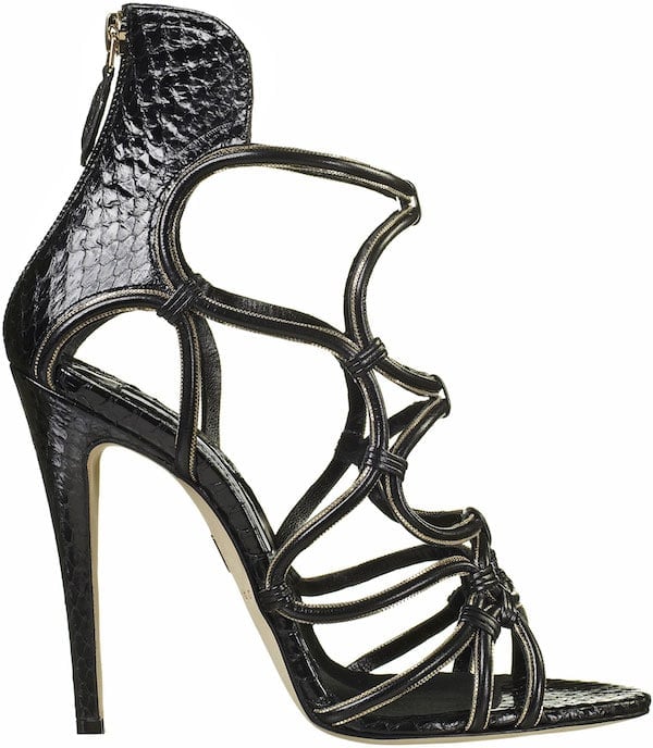 Brian Atwood "Cleta" Cage Sandal