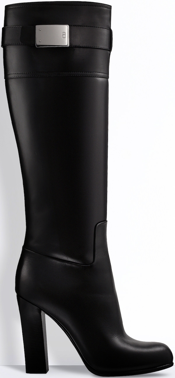 Christian Dior Black Leather Boot
