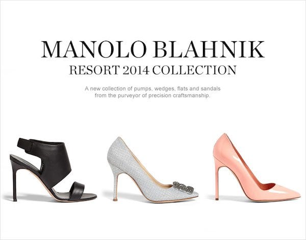 Manolo Blahnik Resort 2014 Collection