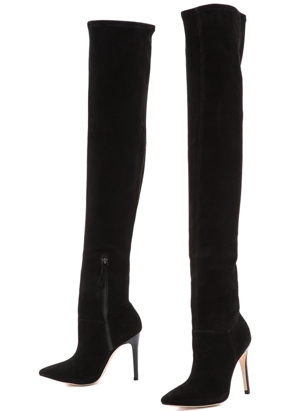 Alice + Olivia "Dae" Stretch Over-the-Knee Boots