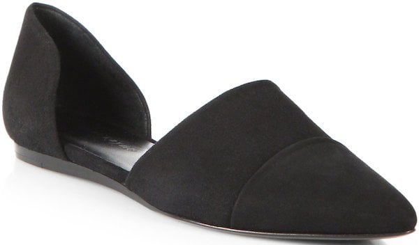 Jenni Kayne D'Orsay Flats in Black Suede