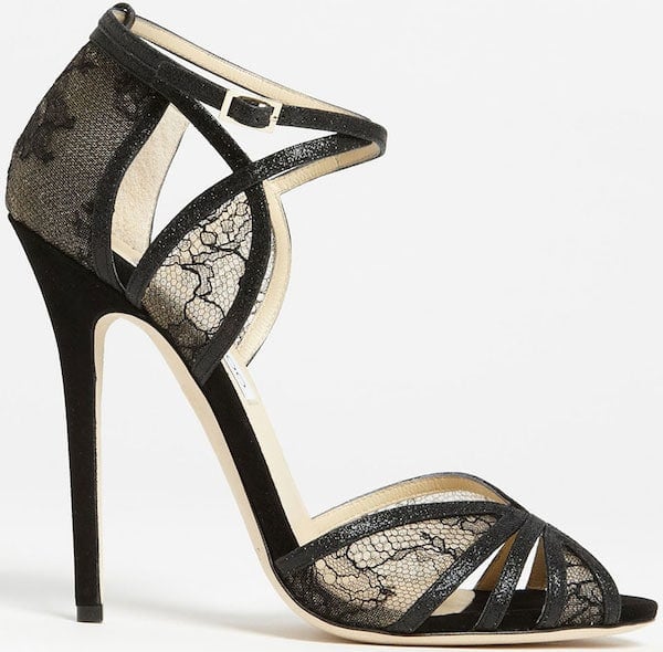 Jimmy Choo “Fitch” Sandals in Black