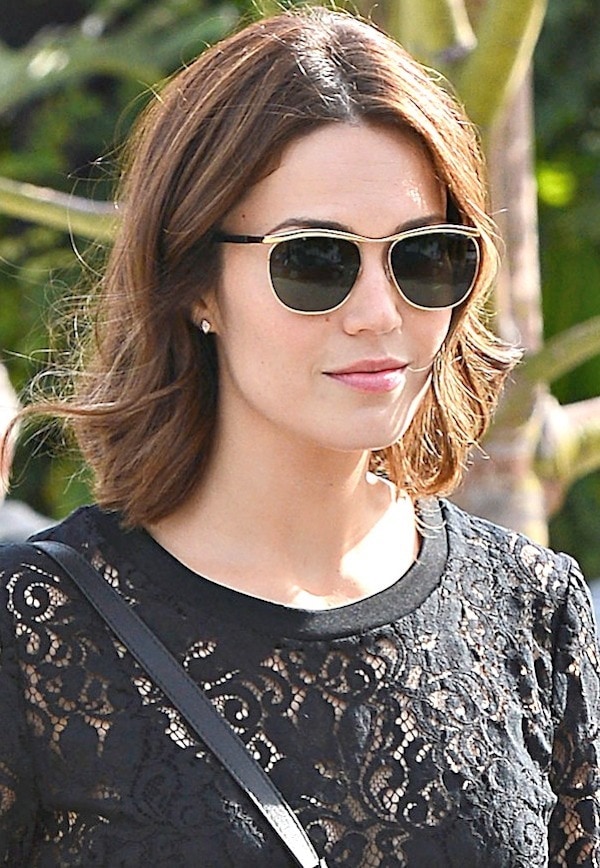 Mandy Moore Goes to Andy Lecompte Salon