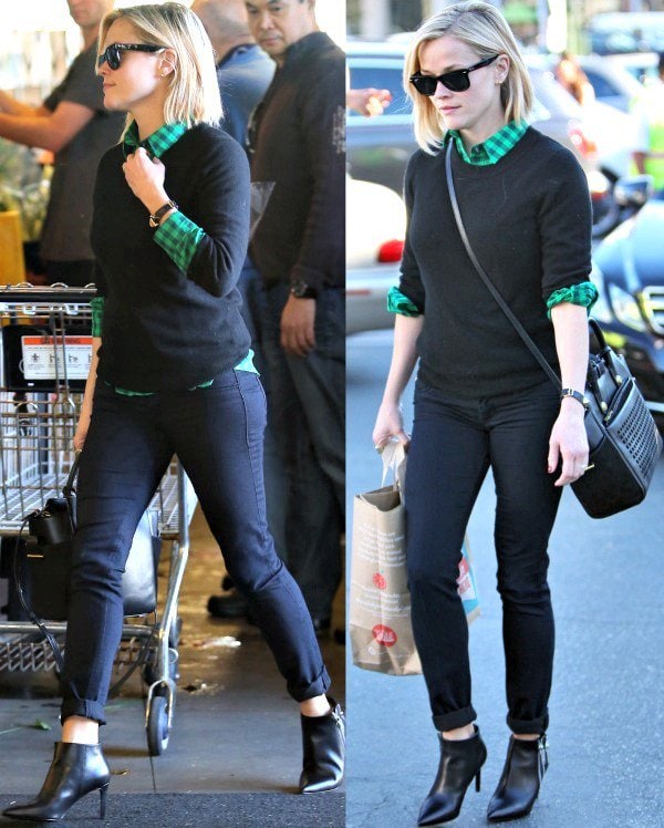 Reese Witherspoon at Whole Foods Market in Santa Monica, California, on November 30, 2013