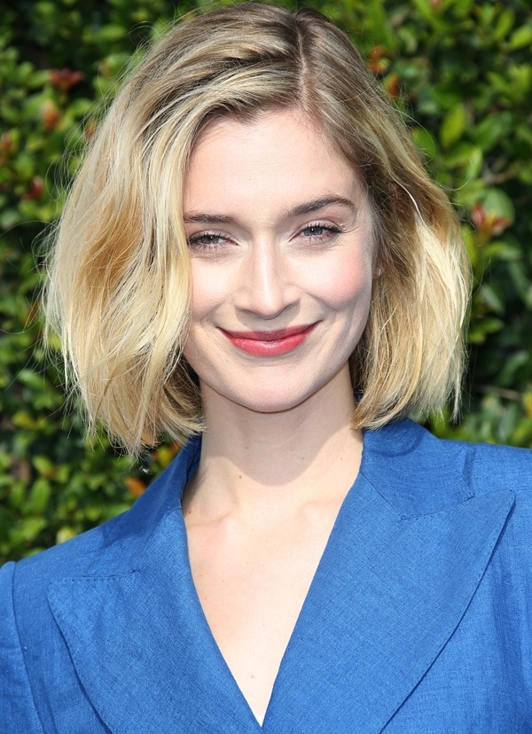 Caitlin Fitzgerald at the LoveGold event celebration of Gold and Glamour