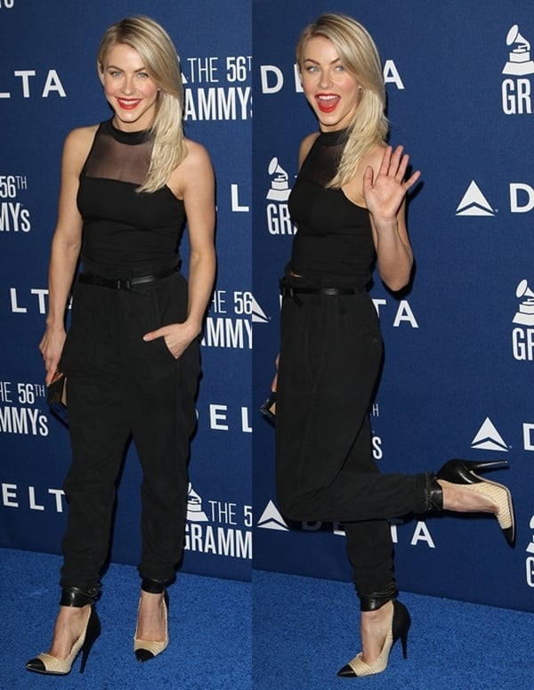 Julianne Hough at the Delta Airlines pre-Grammy party at Soho House in West Hollywood on January 24, 2014