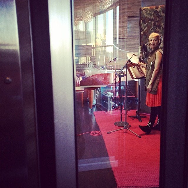 Rita Ora Recording