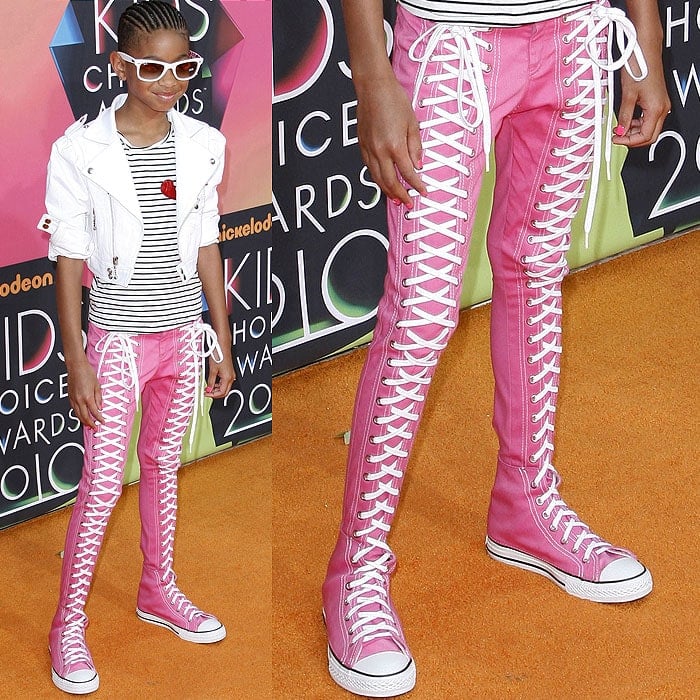 Willow Smith Converse Extension sneaker pants